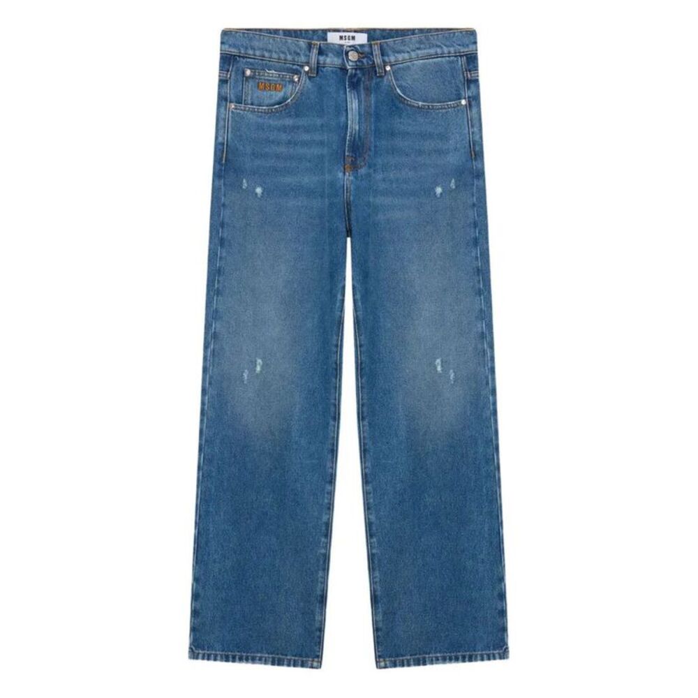 Msgm Men Distressed Jeans